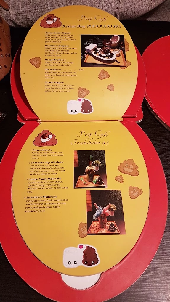 Poop Café menu 9